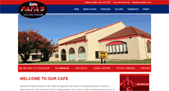 Desktop Screenshot of papasamericancafe.com